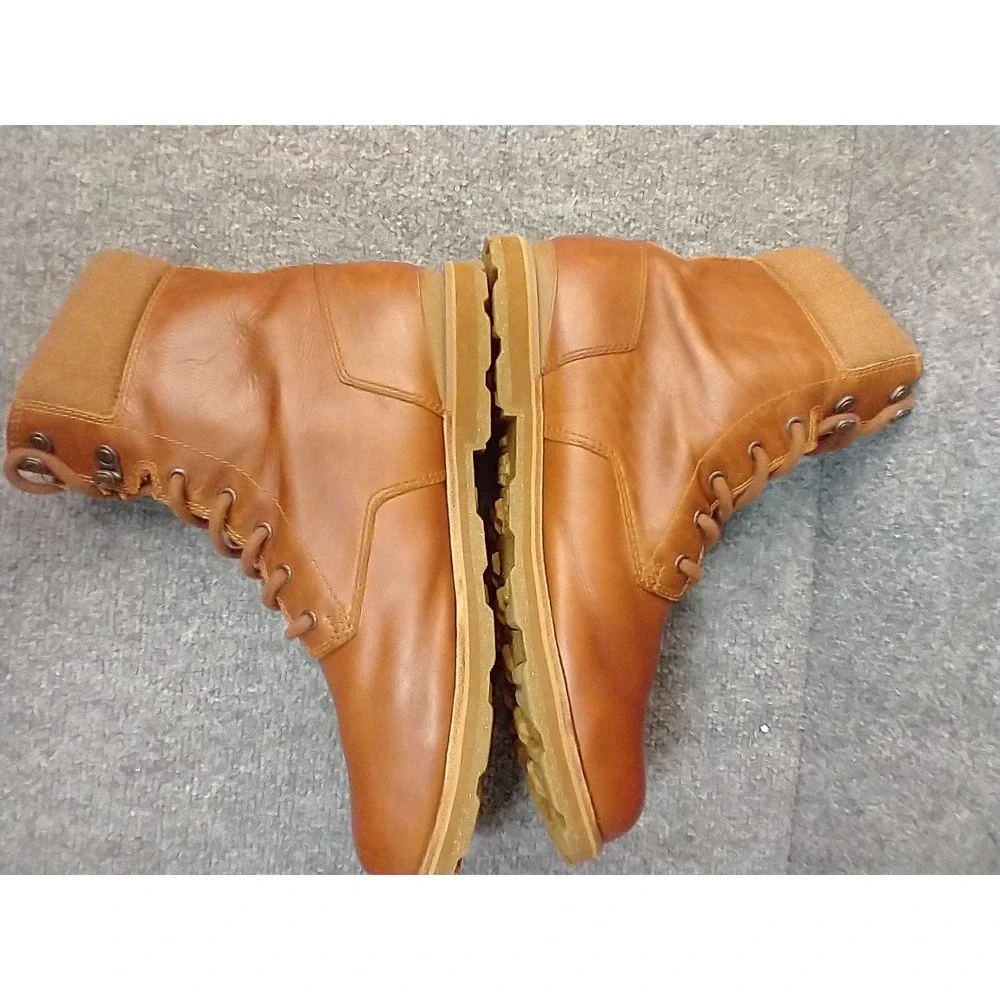 The North Face Bridgeton Mens 11 Brown Leather Work Boots PrimaLoft Primaloft